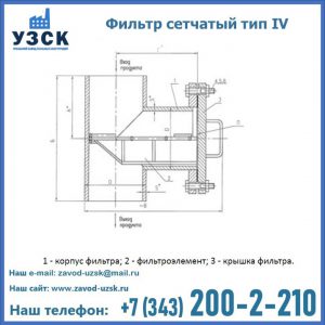 Фильтр сетчатый ФС по Т-ММ-11-2003 в Домодедово