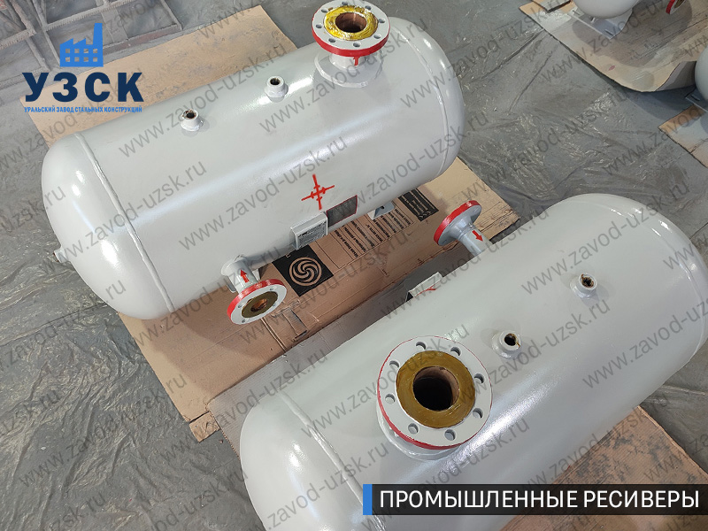 фотография промышленных ресиверовдля газа Домодедово